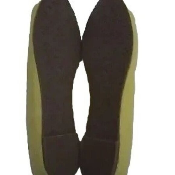 Fossil Yellow Leather Butterfly Flats - Picture 5 of 5